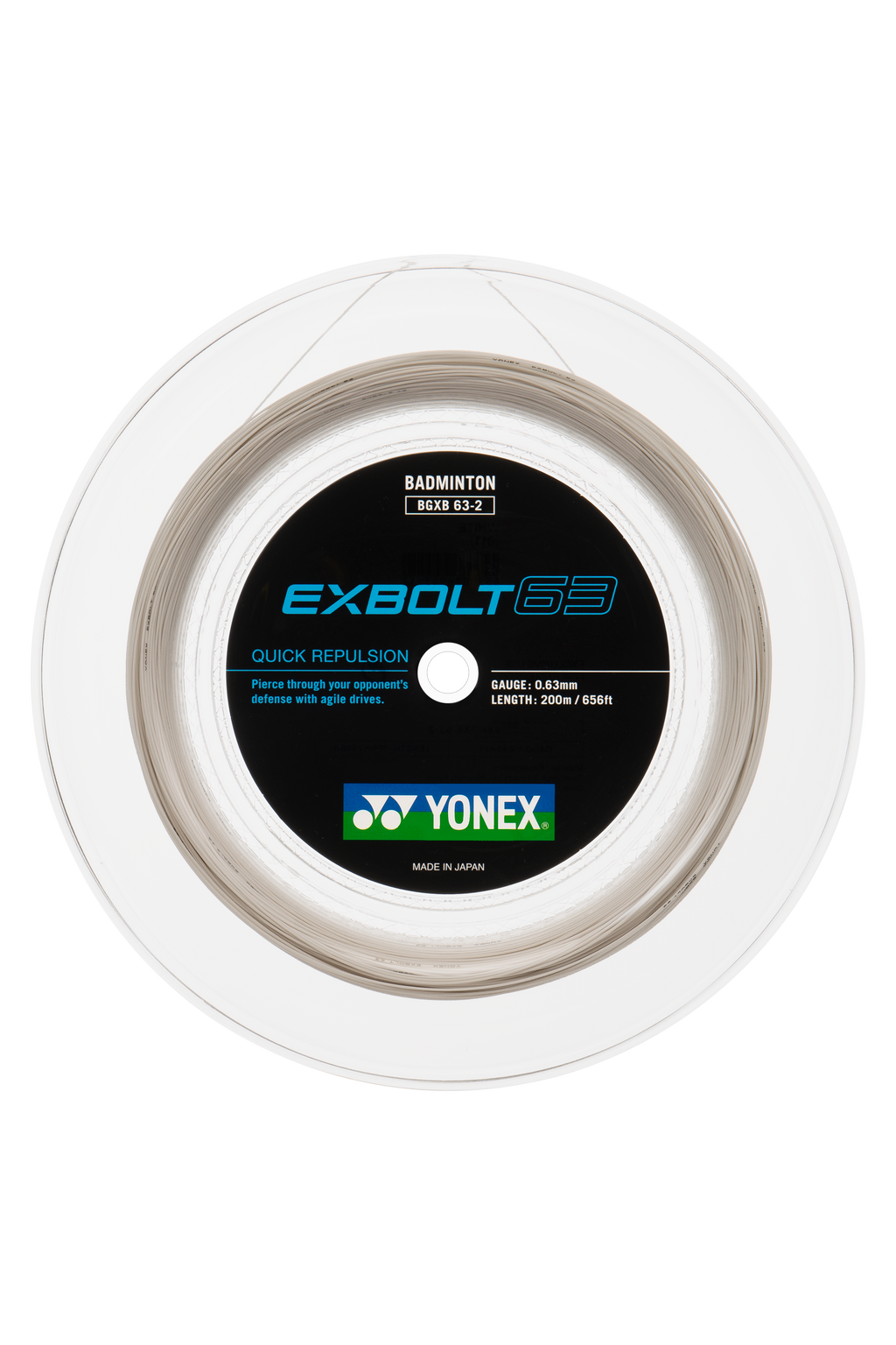 Yonex Exbolt 63 Badminton String [200m Reel]