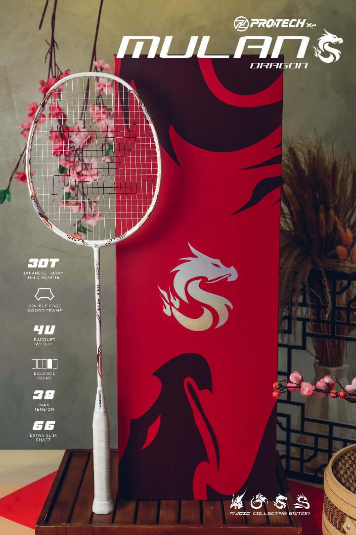 PROTECH Badminton Racquet "Mulan" Dragon Magic Series (Collective Edition)